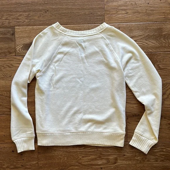 🌿 SO Coastal Vibes Light Yellow Sweatshirt. - Picture 4 of 4